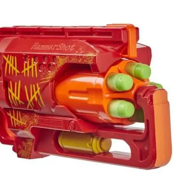 Buy NERF Zombie Strike Hammershot Blaster Red Online
