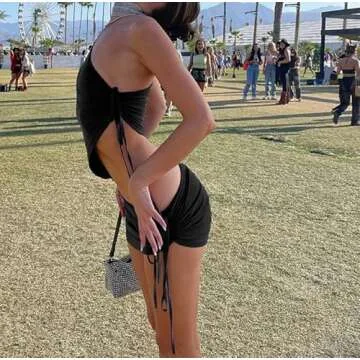 Sexy Two Piece Skirts Set Slim Fit Crop Tank Top and High Waist Mini Skirt Suit Set Night Club Beachwear