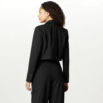 Women’s Reims Cropped Blazer in Black - XS Size