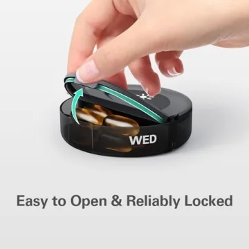 TookMag AM PM Pill Organizer Large Capacity Weekly Box