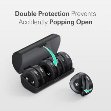 TookMag AM PM Pill Organizer Large Capacity Weekly Box