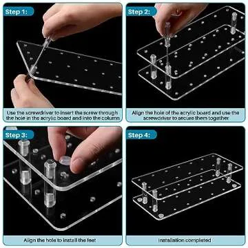 Goabroa Cake Pop Stand, 21 Holes Clear Acrylic Cakepops Display Stand, Transparent Cake pop Holder For Cake pop Sticks Under 0.2 inch (5mm) Diameter