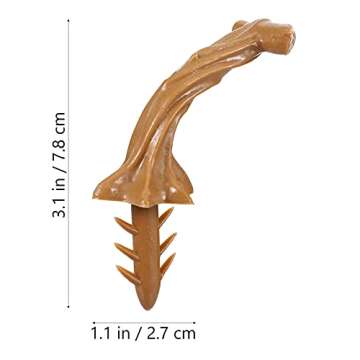 NUOBESTY Pumpkin Stem, DIY Halloween Pumpkin Supplies Plastic Pumpkin Handle for Harvest Fall Decor ...