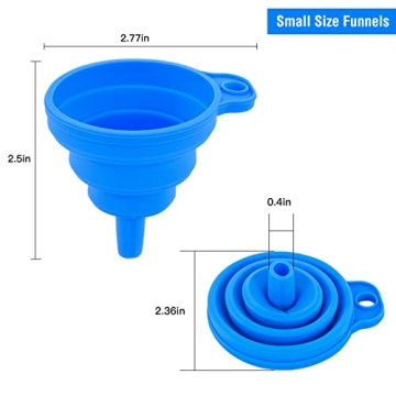 Silicone Collapsible Funnel Set of 3 – Kitchen Essential