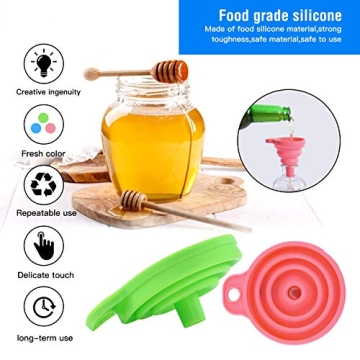 Silicone Collapsible Funnel Set of 3 – Kitchen Essential