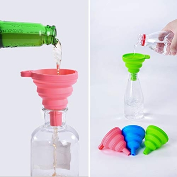 Silicone Collapsible Funnel Set of 3 – Kitchen Essential