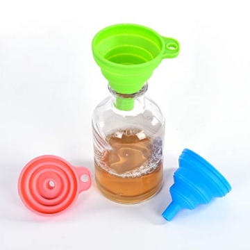 Silicone Collapsible Funnel Set of 3 – Kitchen Essential