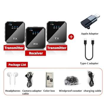 Wireless Lavalier Microphone - Enhance Your Audio for TikTok & Video