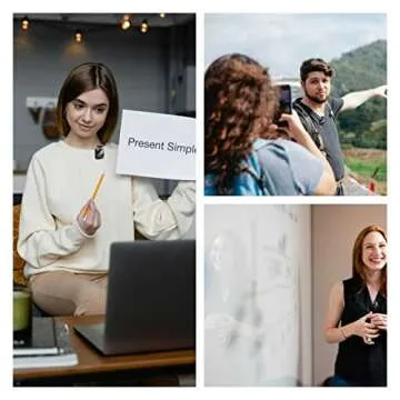 Wireless Lavalier Microphone for Live Streaming and Recording