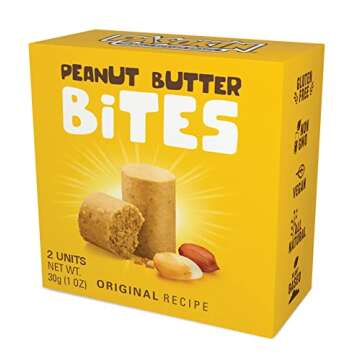 PASOKIN | Natural Peanut Butter Snack, Creamy PB Bites | Gluten Free, Vegan Protein | Pacoca Made in...