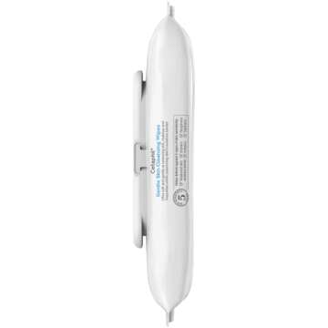 Cetaphil Face and Body Wipes, Gentle Skin Cleansing Cloths, 25 Count, Pack of 3, for Dry, Sensitive Skin, Flip Top Closure, Great for the Gym, Travel, in the Car, Hypoallergenic, Fragrance Free