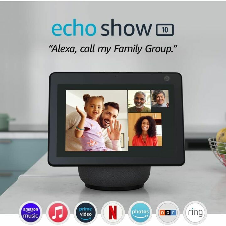 Echo Show 10 - HD Smart Display with Alexa Motion