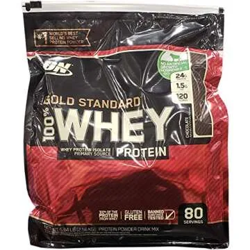 Optimum Nutrition 100% Whey Chocolate Gold Standard Protein 5.64 lb