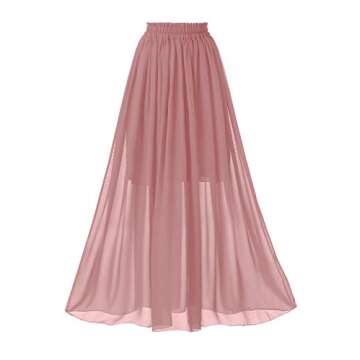 Topdress Chiffon Skirts for Every Occasion