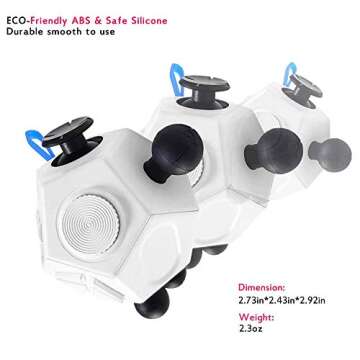 UOOEFUN Fidget Toys Kids,12 Sided Cube Toys ,Fidget Toy Relieves Stress and Anxiety,Relax for Childr...