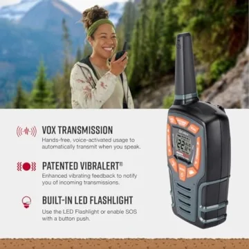 Cobra ACXT545 Walkie Talkies - 28-Mile Range, Rechargeable