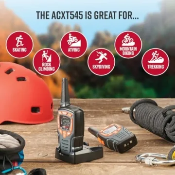Cobra ACXT545 Walkie Talkies - 28-Mile Range, Rechargeable