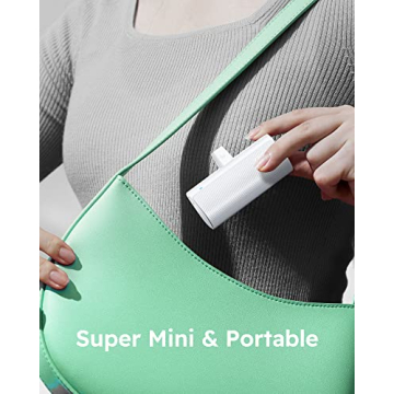 VEGER Mini Charger: Fast Charging Power Bank for iPhone