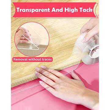 Baby Proofing, Clear Edge Protector Strip, Soft Corner Protectors for Kids, Baby Child Safety Corner...