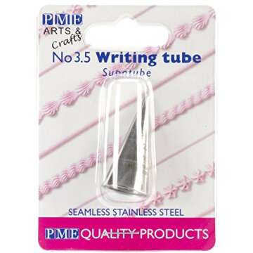 PME Writer No. 3.5 Seamless Stainless Steel Decorating Tip