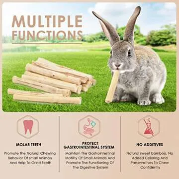 Bissap Sweet Bamboo Chew Sticks for Small Animals 145g