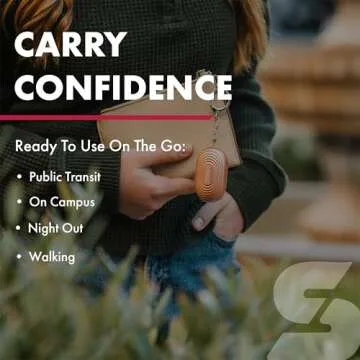 SABRE 2-in-1 Personal Alarm with LED Light for Safety