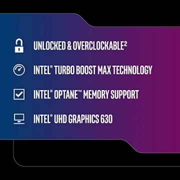 Intel Core i7-9700K Processor 8 Cores Up to 4.9 GHz