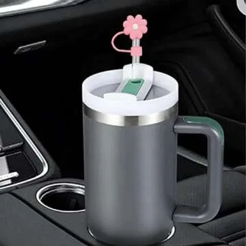 Personalized Flower Straw Cover for Stanley Cup 30&40 Oz