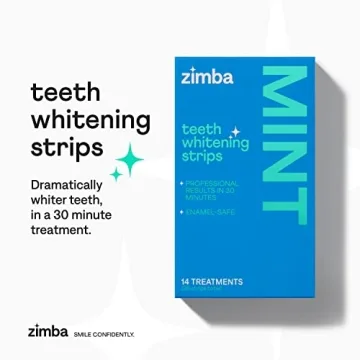 Zimba Coconut Teeth Whitening Strips | Vegan, Enamel Safe