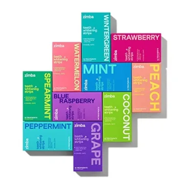 Zimba Coconut Teeth Whitening Strips | Vegan, Enamel Safe