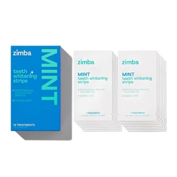 Zimba Coconut Teeth Whitening Strips | Vegan, Enamel Safe