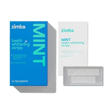 Zimba Coconut Teeth Whitening Strips | Vegan, Enamel Safe