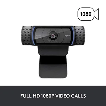 Logitech C920 Webcam - 1080p HD Video Streaming Renewed