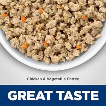 Hill's Science Diet Sensitive Stomach & Skin Chicken & Vegetable Entree Canned Cat Food, 2.9 oz., Case of 24