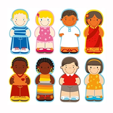 Wooden Puzzle for Toddlers 1-3 Promoting Diversity Education