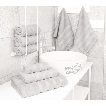 Luxury American Soft Linen 6 Piece Towel Set for All