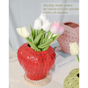Charming Strawberry Vase for Home Decor Gifts