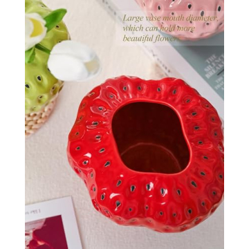 Charming Strawberry Vase for Home Decor Gifts