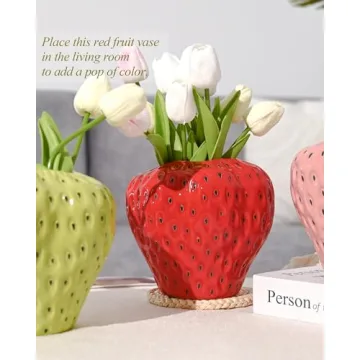 Charming Strawberry Vase for Home Decor Gifts