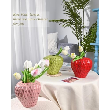 Charming Strawberry Vase for Home Decor Gifts