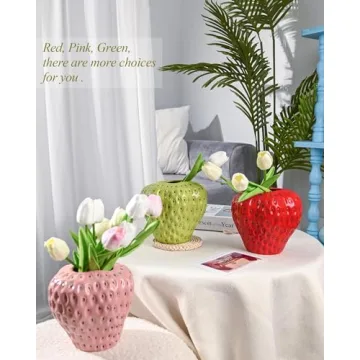 Charming Strawberry Vase for Home Decor Gifts