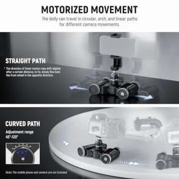 NEEWER DL300 Motorized Camera Dolly with App Control