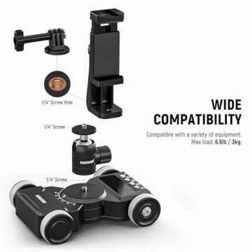 NEEWER DL300 Motorized Camera Dolly with App Control