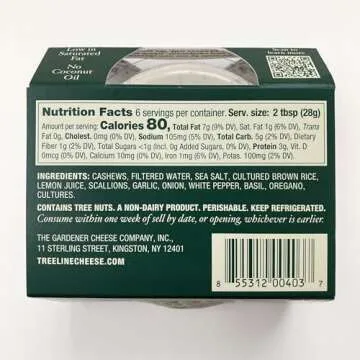 Treeline Vegan Cheese Assortment: Herb Garlic, Scallion & Pimento Flavors