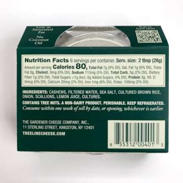 Treeline Vegan Cheese Assortment - Herb Garlic, Scallion, Pimento