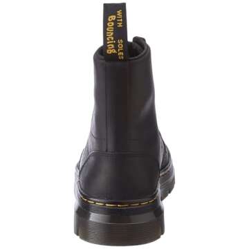 Dr. Martens unisex adult Lace Fashion Boot, Black Wyoming, 12 Women 11 Men US