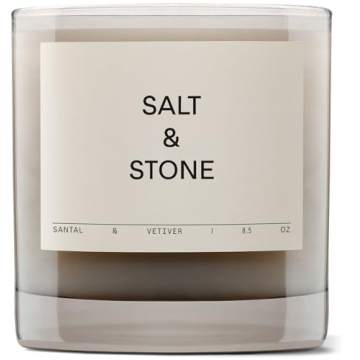 SALT & STONE Scented Candle Santal Vetiver 50-Hour Burn