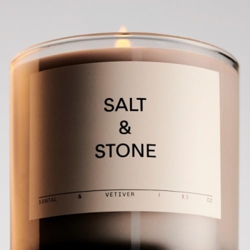 SALT & STONE Scented Candle Santal Vetiver 50-Hour Burn