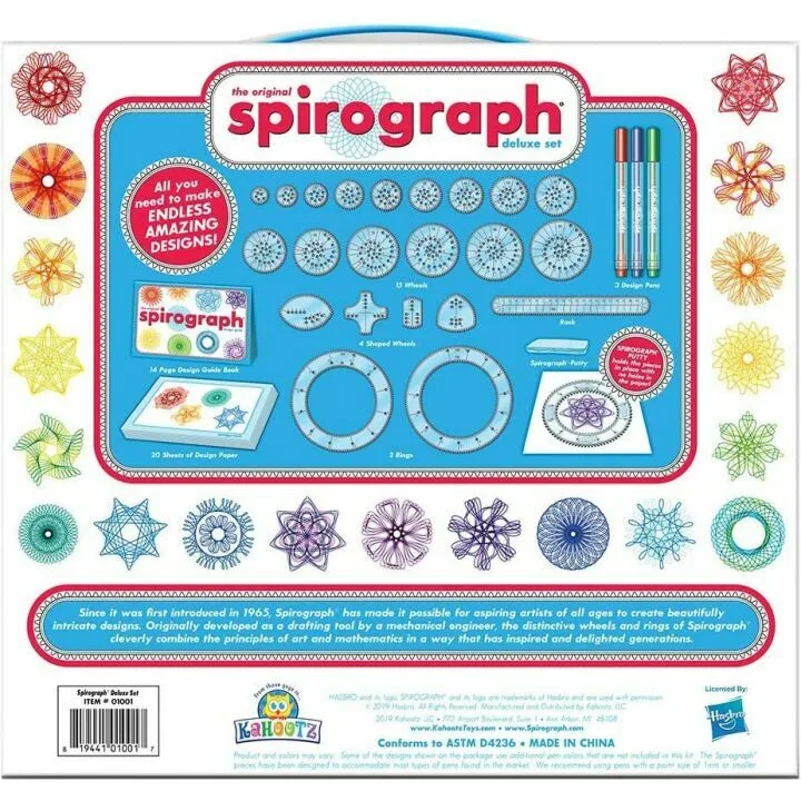 Spirograph Deluxe Art Set for Creative Designs