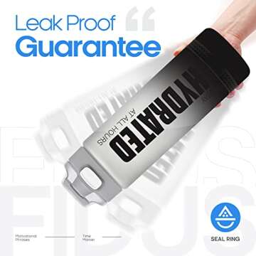 32oz Motivational Water Bottle - Stay Hydrated Daily